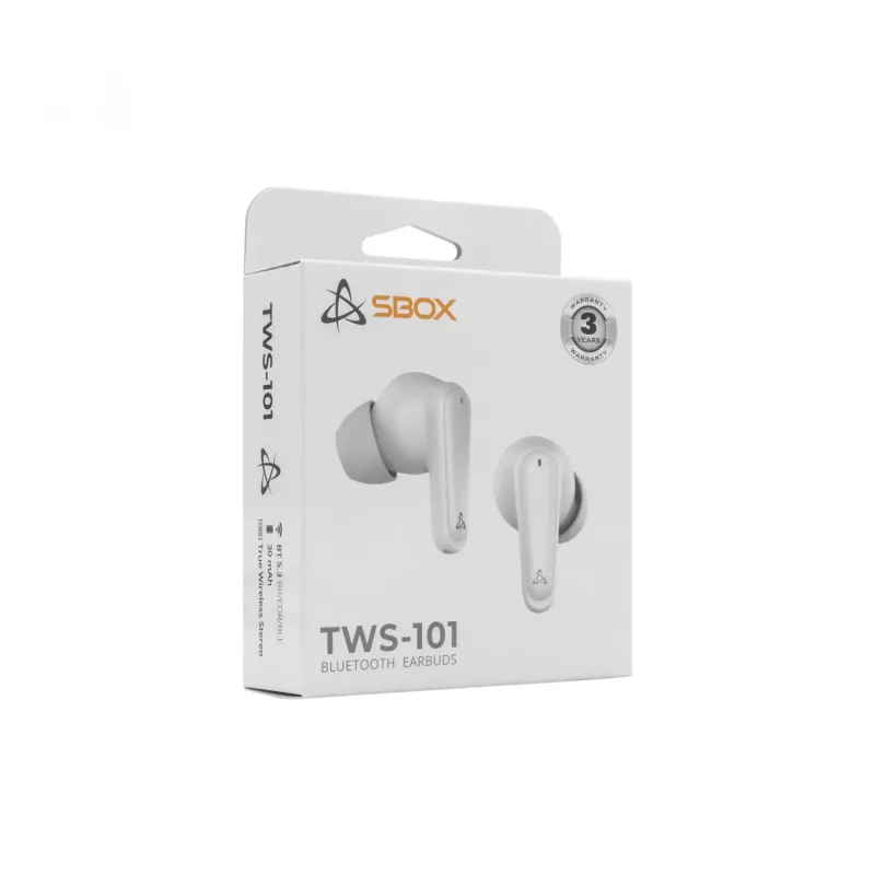 Headphones SBOX EB-TWS101 White