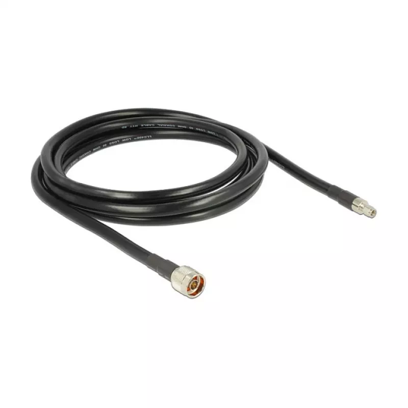 Coaxial cable DeLOCK 3m N/RP-SMA CFD400 LLC400