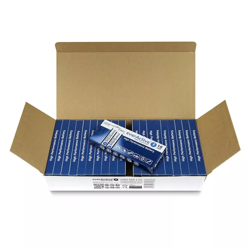 Single-use alkaline battery everActive LR0310PAK AAA 1.5V 1250mAh pack of 10