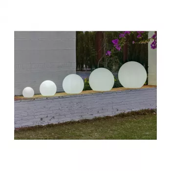 Outdoor floor lighting Newgarden BULY E27 8W White Polyethylene