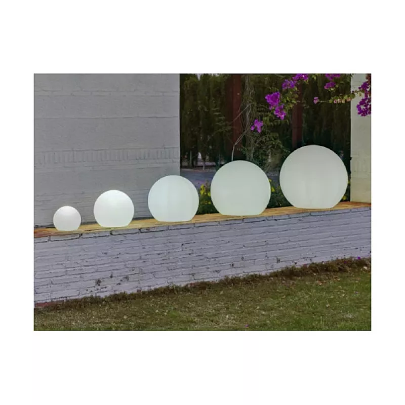 Outdoor floor lighting Newgarden BULY E27 8W White Polyethylene