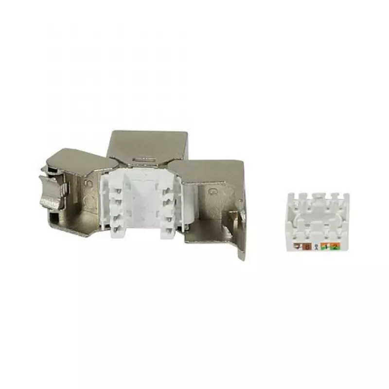 Synergy 21 Keystone Module TP Socket RJ45 CAT6A 500MHz Short with Cable Clamp - Cable - Digital/Data