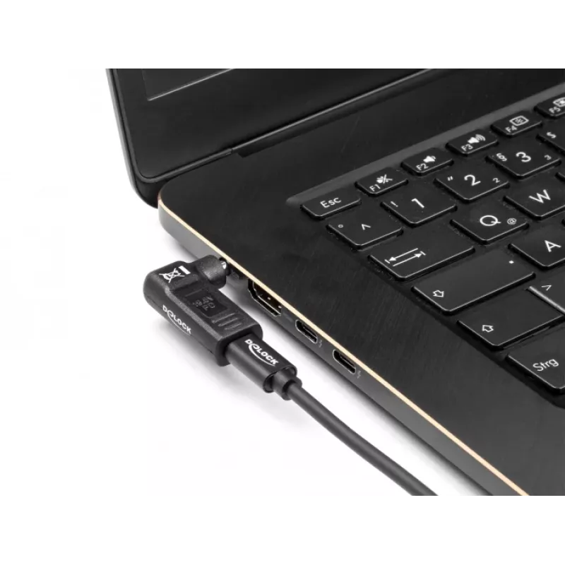 DeLOCK Adapter USB Type-C female to HP 4.8 x 1.7 mm male 90° angled