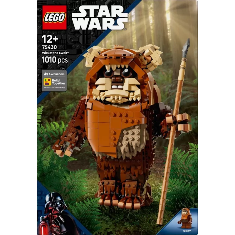 LEGO Star Wars Construct Wicket the Ewok 75430 building set — 1010 pieces, 230 mm model, age 12+