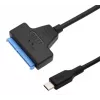 Gembird AUS3-03 USB-C to SATA 2.5 inch Drive Adapter, 0.2 m, Black