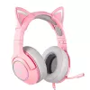 Headphones Onikuma K9 Pink RGB Gaming Headphones