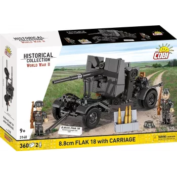 Construction set Cobi Building Blocks 8.8 cm Flak with Trailer — 360 pieces