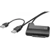 SATA adapter Renkforce SATA Combo M to USB, 33 cm round USB power cable