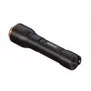 Flashlight Duracell DF2500R — black, handheld rechargeable torch