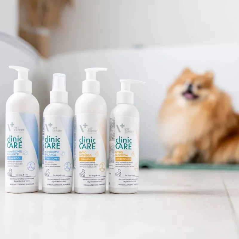 VETEXPERT Clinic Care Hypo&Omega shampoo for dogs and cats, 250 ml