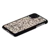 Phone case man and wood for iPhone 11 Pro Max — black mono triangle design