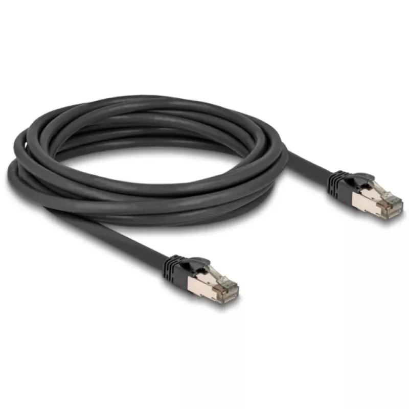 Network Cable DeLOCK RJ45 Cat.6A 5m Black