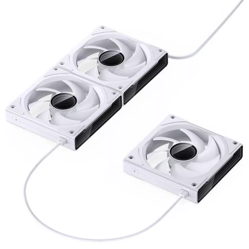 Cooling fan Jonsbo ZK-120W 3in1 A-RGB white — 120 mm, A-RGB lighting