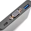 External video adapter SILVERSTONE CH7517 USB-C to VGA (Chrontel CH7517) external display connection