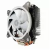 Air cooler Gembird CPU-HURACAN-ARGB-X130 12 cm Black White
