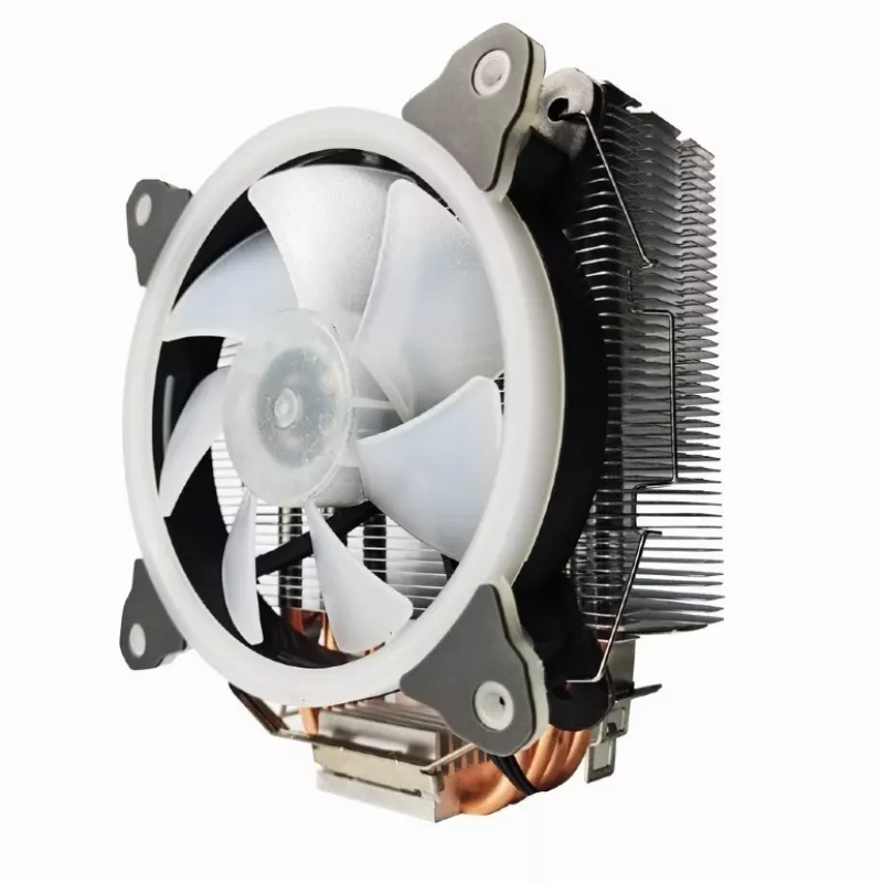 Air cooler Gembird CPU-HURACAN-ARGB-X130 12 cm Black White