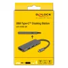 DeLOCK USB Type-C Docking Station 8K HDMI USB PD 3.0 100 W