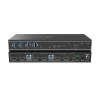 Lindy 2 Port Dual Head HDMI 4K60, USB 3.0 KVM Switch, 4096 x 2160 pixels, 4K Ultra HD, Black
