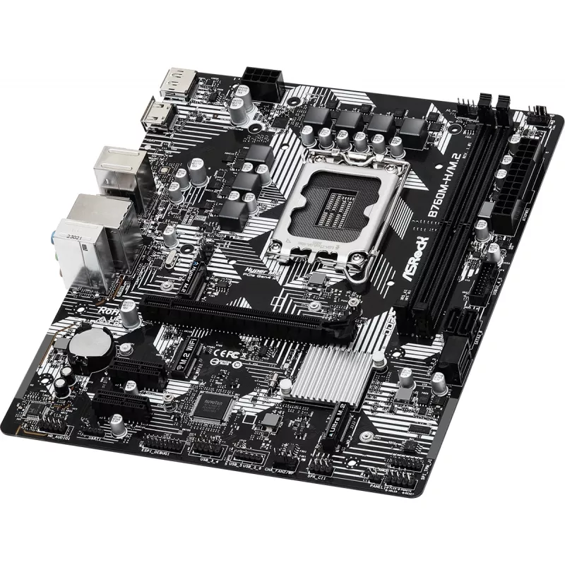 ASRock B760M-HDV/M.2 DDR5 Micro-ATX Motherboard