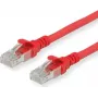 ROLINE - Patch-Cable - RJ-45 (M) to RJ-45 (M) - 30 cm - SFTP, PiMF - CAT 6 - Halogen-Free, Moulded, Stranded - Red (21.15.2952)