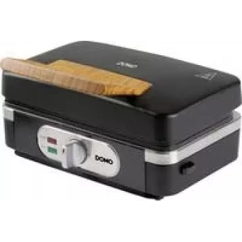 Domo SANDWICH-waffle-GRILL 3-IN-1 INKY BLACK Sandwichmaker Black (DO9278C)