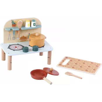 Play kitchen PROMIS KD08 compact mini kitchen set, multicolour, for ages 3+