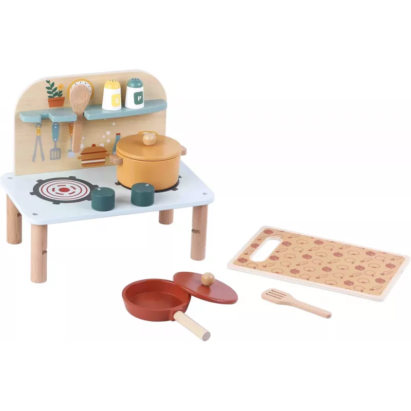 Play kitchen PROMIS KD08 compact mini kitchen set, multicolour, for ages 3+