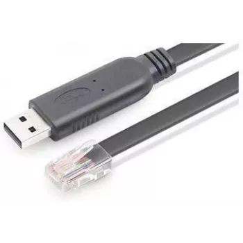 Console Cable - USB A - RJ45 - Black