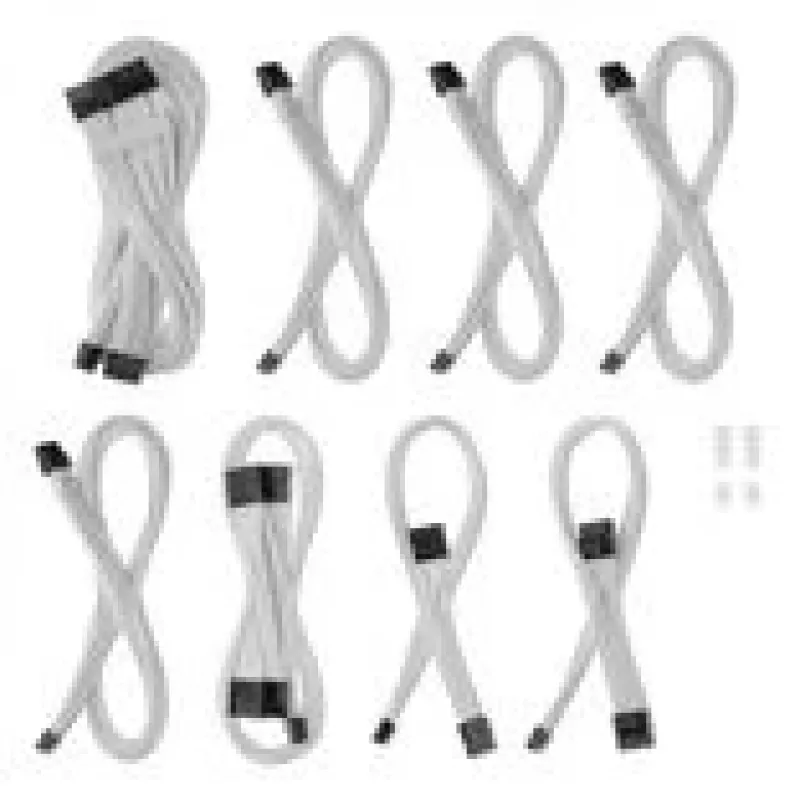 CableMod C-Series Pro ModMesh cable set for Corsair RMi, RMx and RM PSUs — white