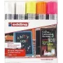 Chalk Marker Edding 4090 Chisel Orange Pink White Yellow 5 pcs