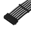 ATX extension cable SILVERSTONE SST-PP07E-MBBW 30 cm black/white