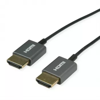 ROLINE HDMI-Coaxial Cable ultraschlank 4K60 ST/ST - Cable - Digital/Display/Video (11.04.5938)