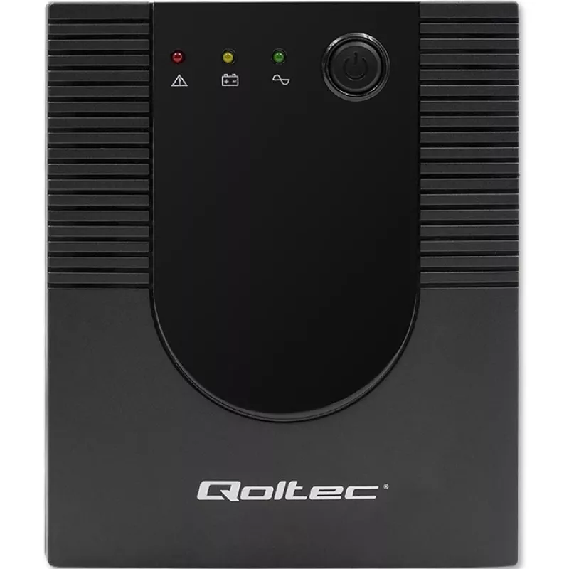 Uninterruptible Power Supply UPS Qoltec 53775 1.2 kVA 720 W 4 AC outlets