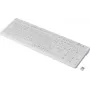 Renkforce RF-WRK-300 Wireless Hygiene-Keyboard German QWERTZ Windows White matt (RF-6304712)