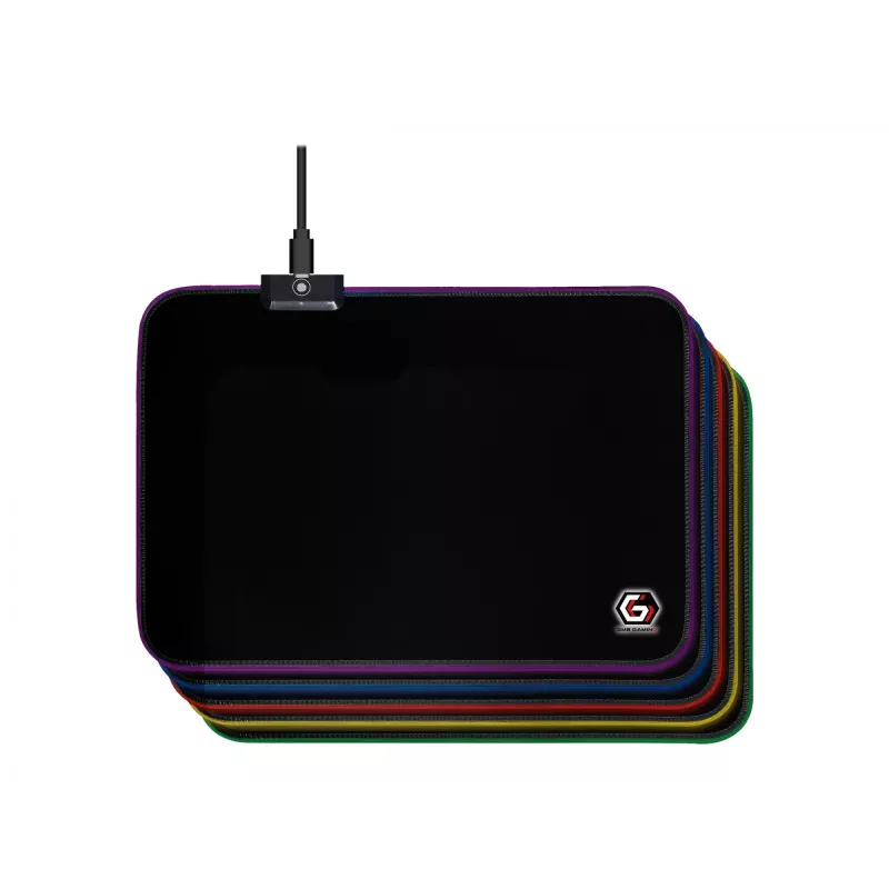 Gaming mouse pad M size with LED ights