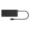Belkin Connect, USB Type-C, HDMI, USB 2.0 Type-A, USB 3.2 Gen 1 (3.1 Gen 1) Type-C, MicroSD (TransFlash), SD, Black, Round Cable, 0,2 m
