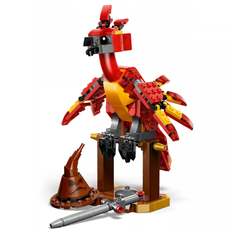 LEGO buildable Fawkes — Dumbledore's Phoenix model 76448, 299 pieces, 160 mm height, age 8+