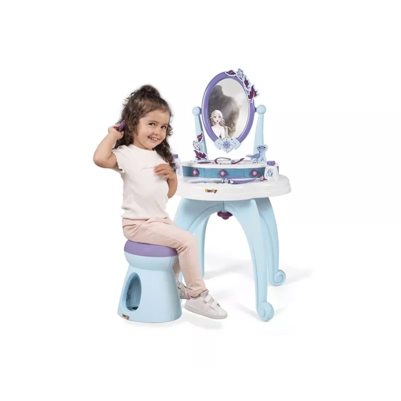 Smoby Frozen 2 In 1 Hairdresser Blue Purple 3 to 6 Years