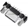 D-Sub connector Harting 09 66 251 6512, 15-pin solder, 180° orientation