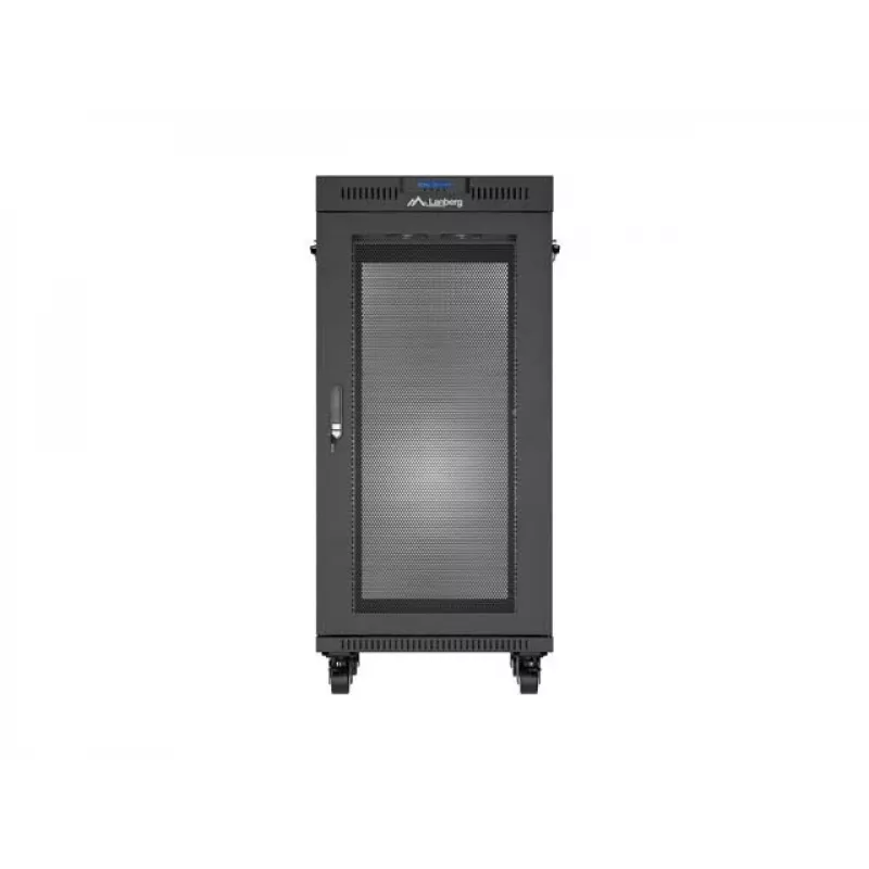 Freestanding rack cabinet LANBERG FF01-6824-23BL 24U 600×800 mm IP20 Black