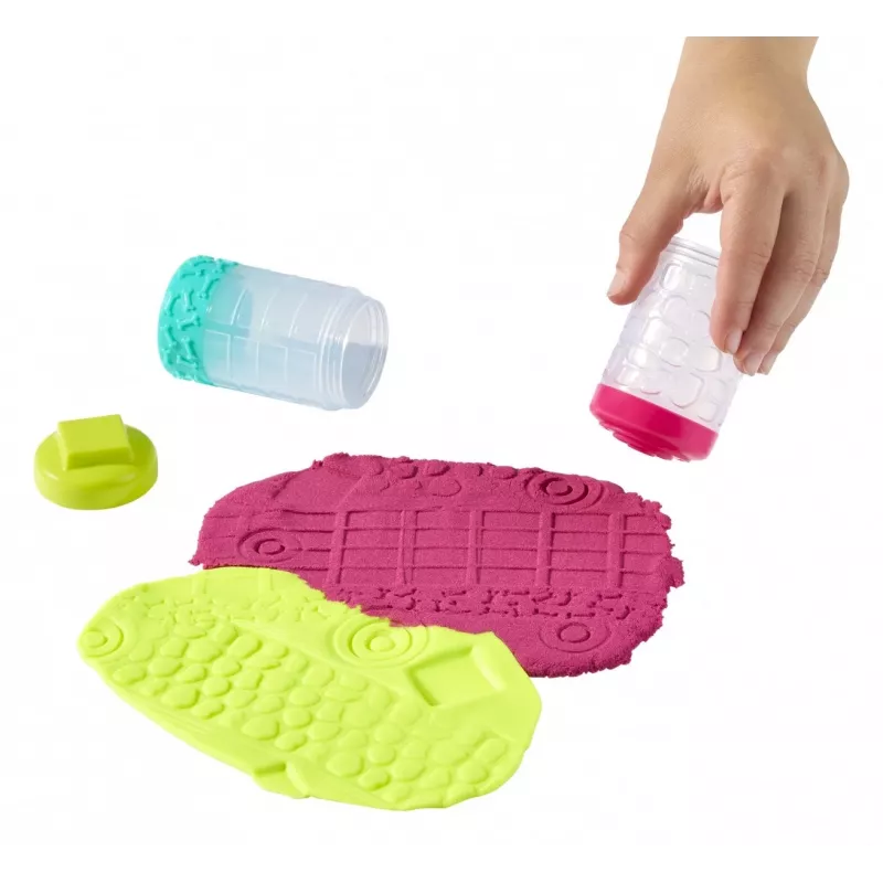 Plastic mass Wonder Factory Never Dry Dough, Lime Green, Pink
