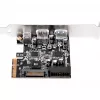 SilverStone ECU05 - USB-Adapter - PCIe 2,0 x2 Low Profile - USB 3,1 Type C x 1 + USB3.0 x 2 + USB3.0 (intern) x 2 (SST-ECU05)