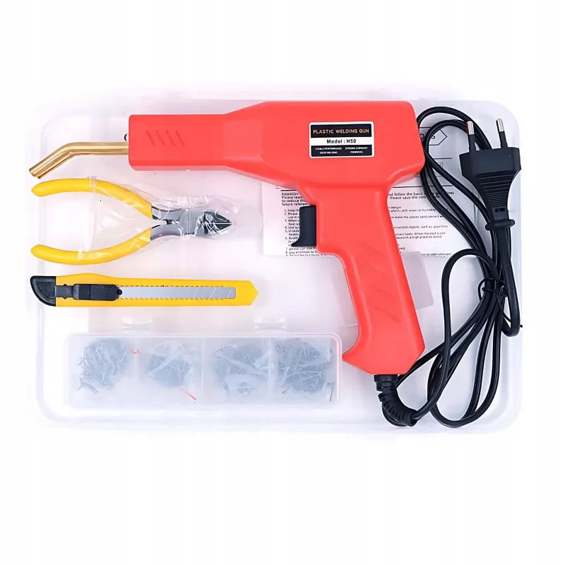 Extralink plastic welder / soldering iron kit with 200 staples