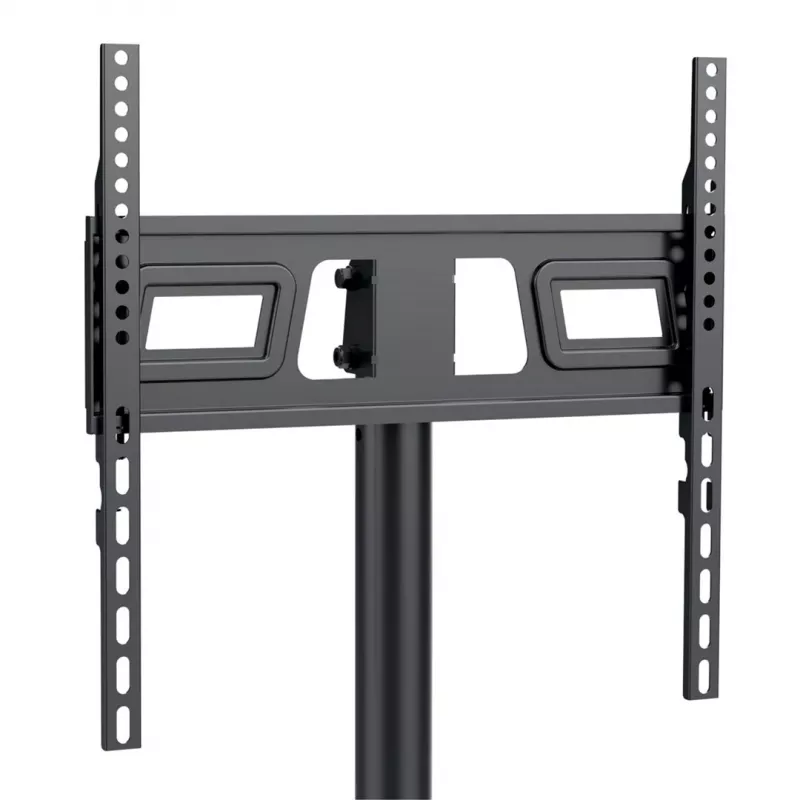 TV cart MACLEAN MC-949 for 32–55 inch TVs, VESA 75×75–400×400 mm, max load 25 kg, height 147–155 cm, storage shelf, black