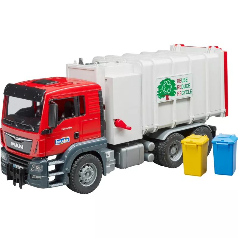 Bruder Man Side Loading Garbage Truck 2-4 - Ages 5-7