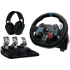 LOGITECH G29 EU + G435 Black Gaming Controller Aluminium Black USB Steering wheel + pedals + headset PC