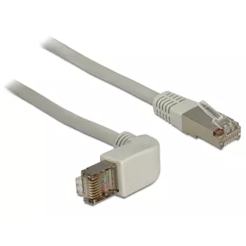 Networking Cable DeLOCK 0.5m Cat.6A RJ-45 S/FTP Grey