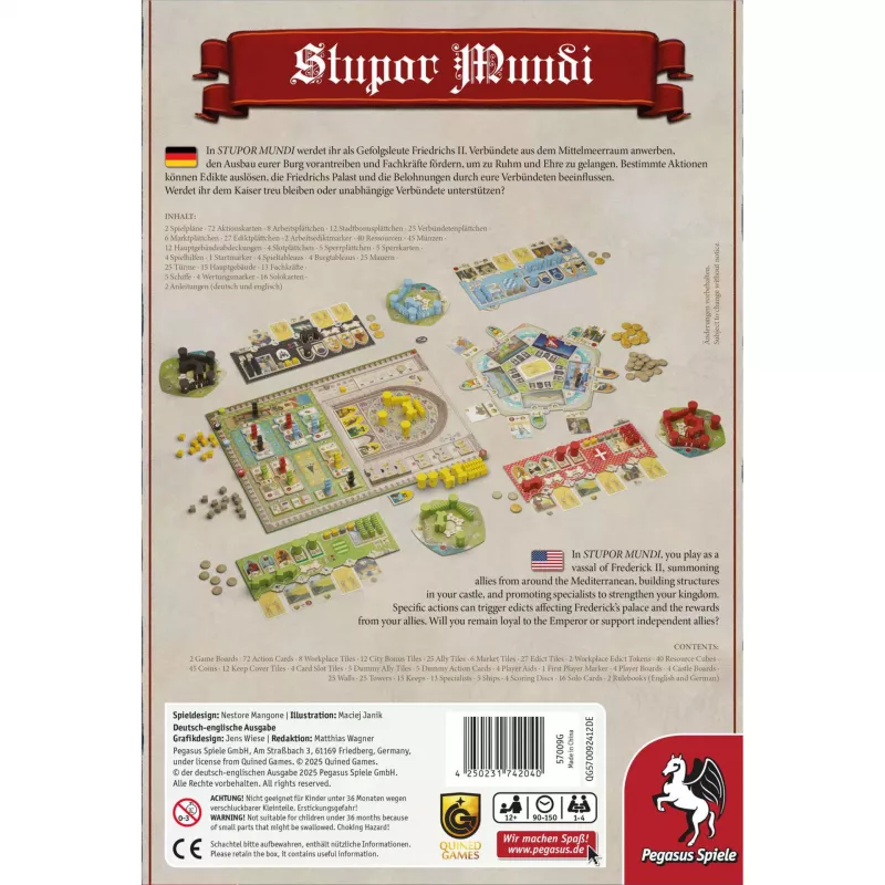 Stupor Mundi, Board Game