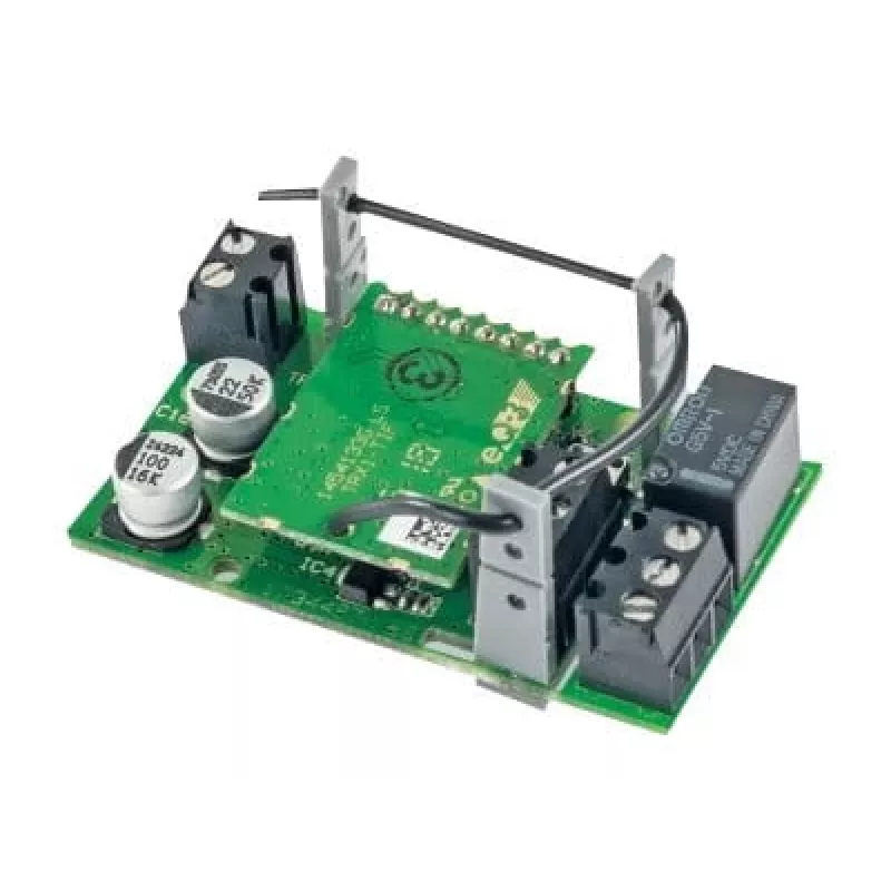 DIN-rail module Homematic IP HmIP-PCBS — compact mounting 28×21×48 mm, single unit