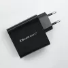 Qoltec 52381 Super Quick PD charger | 1xUSB-C | 1xUSB | 90W | 5-20V | 2.4-4.35A | Black